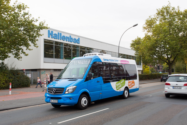 In Hiltrup möchten Stadt und Stadtwerke bedarfsgesteuerte Kleinbusse erproben. Sie können per App zur nächsten Straßenecke gerufen werden und fahren ohne feste Linienwege und Fahrpläne.