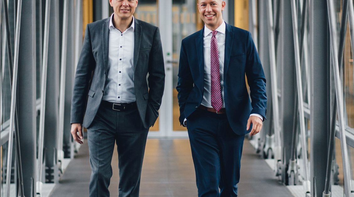 Das Geschäftsführungsteam der Stadtwerke Münster: Frank Gäfgen und Sebastian Jurczyk.