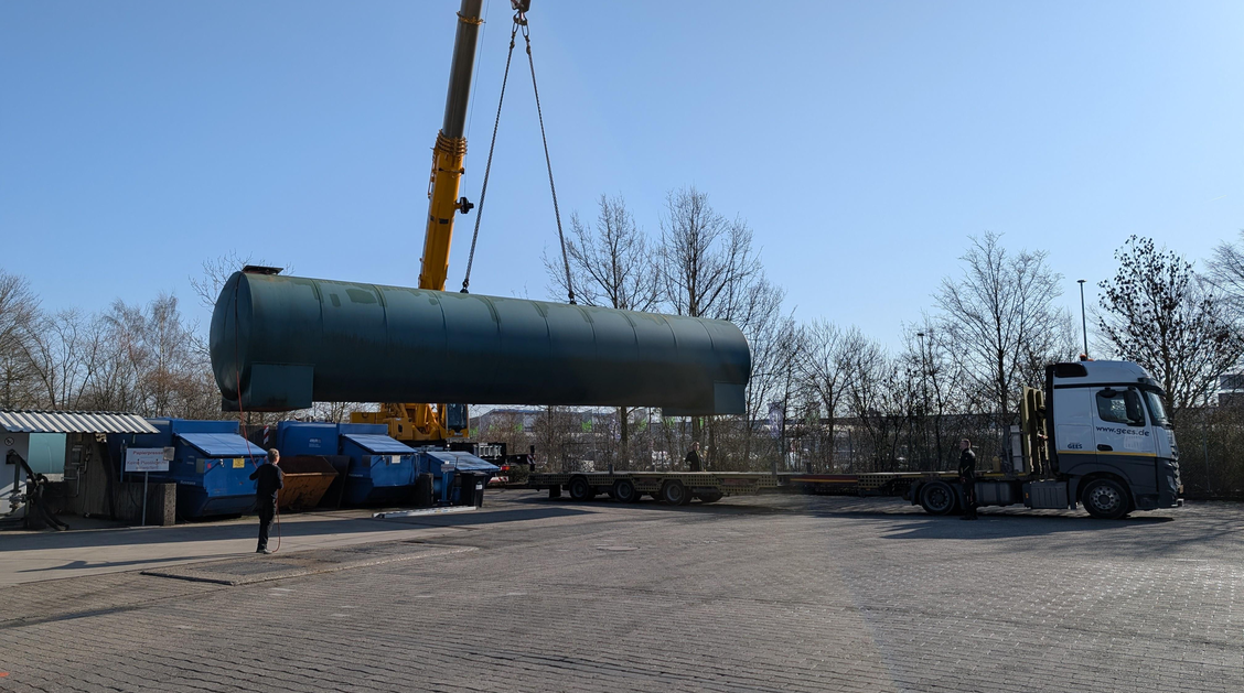 Die Stadtwerke Münster haben drei ihrer vier Dieseltanks abgebaut - ein sichtbares Zeichen für die fortschreitende Elektrifizierung