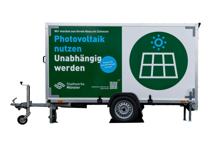 Abbildung: Anhänger Stadtwerke Münster.