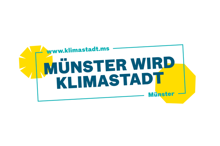 "Münster wird Klimastadt" Logo.