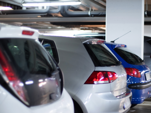 Geparkte Autos