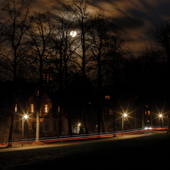 Entlang der Promenade beleuchten energiesparende LED den Weg.