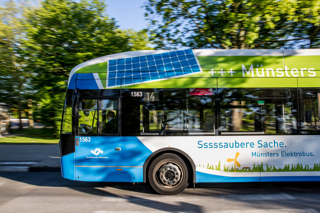 Wie auf der Linie 14 setzen die Stadtwerke auch bei den neuen Bussen auf den Her-steller VDL