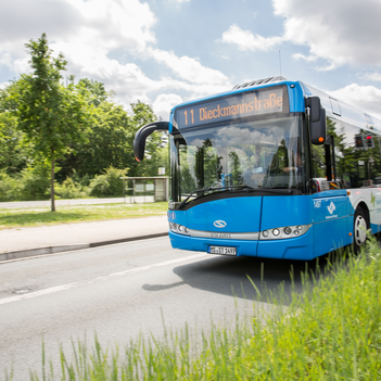 Der Busverkehr der Stadtwerke liegt in Sachen Kundenzufriedenheit bundesweit auf dem 4. Platz.