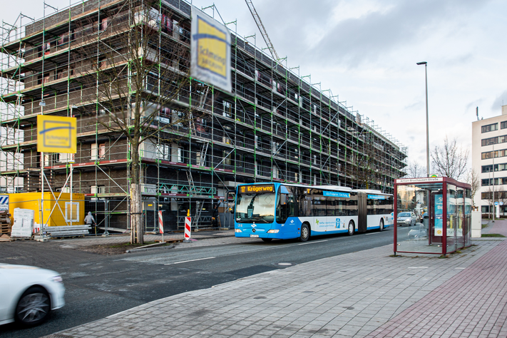 Fahrplanwechsel im April: Die Linie 17 wird im Zentrum Nord künftig auch an den Wochenenden fahren, um das dortige Wohngebiet anzubinden.