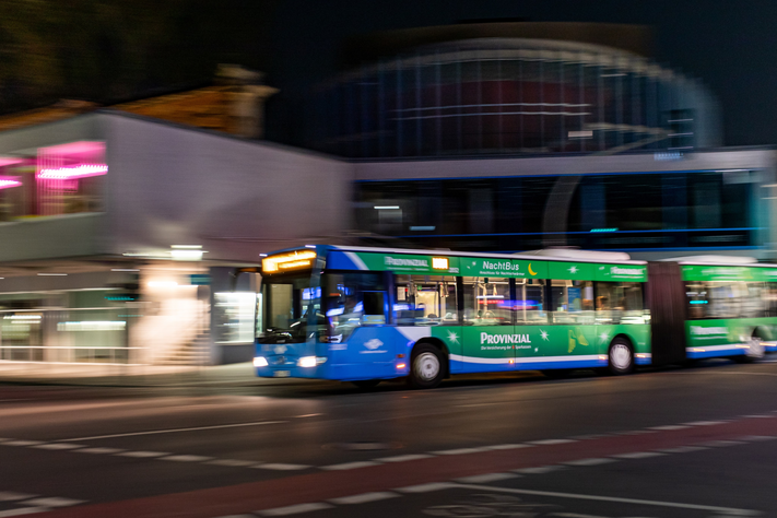 Mit Beginn der Sommerferien fahren die Nachtbusse in Münster wieder bis nach 1 Uhr.