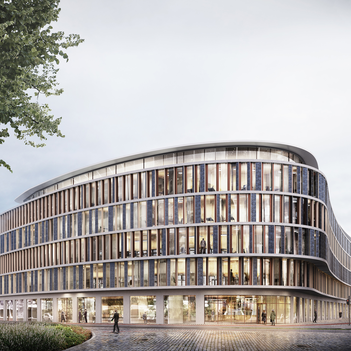 Modernes Bürogebäude.